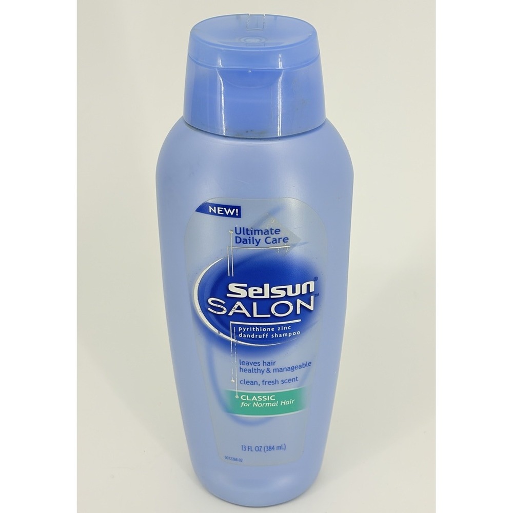 Vintage Selsun Salon Pyrithione Zinc Dandruff Shampoo Classic Normal Hair